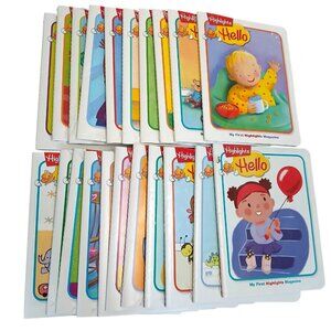 My First Highlights Hello Magazine Baby Toddler Preschool Booklet Lot Of 21 Set